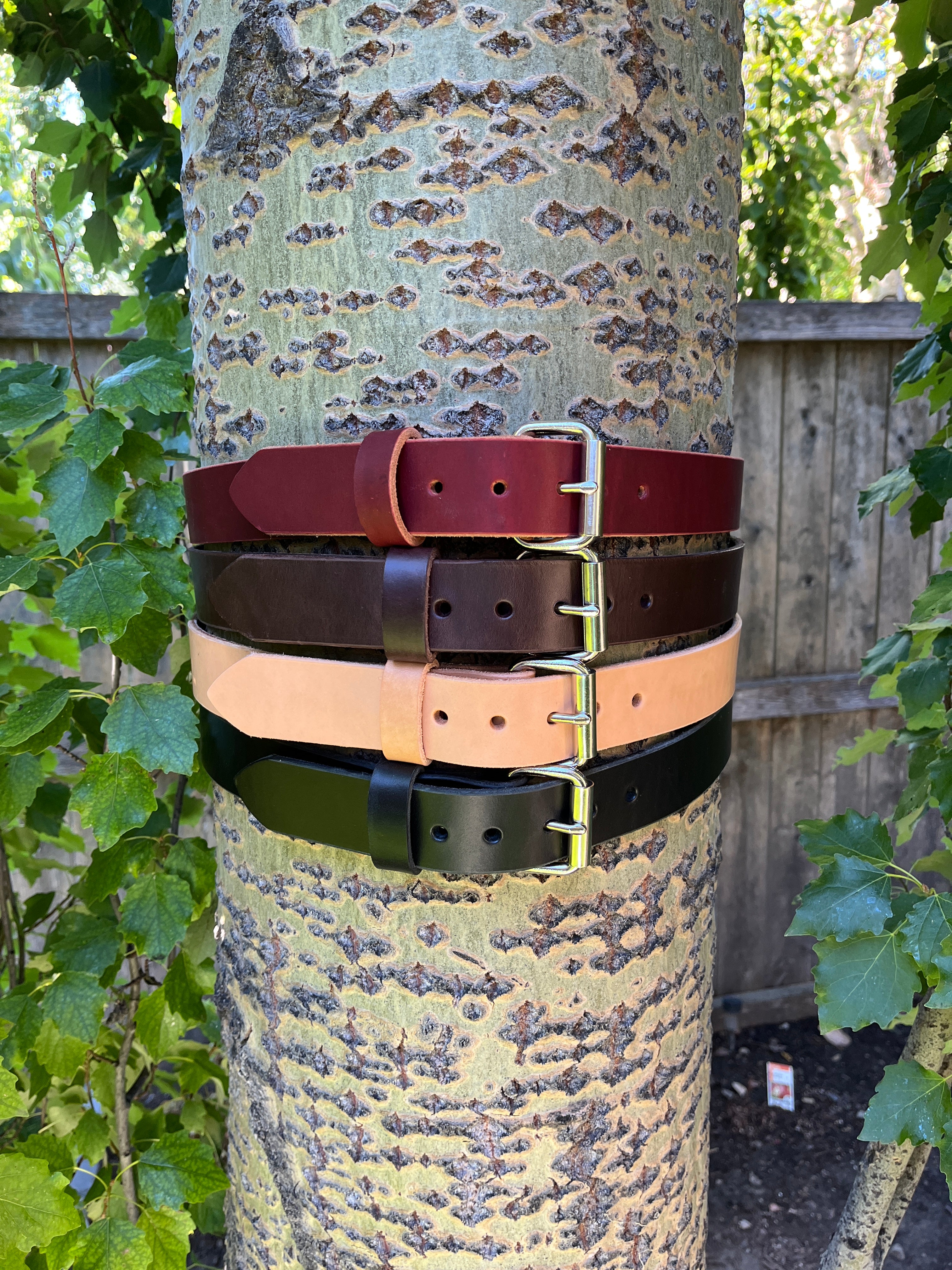 Leather belts guaranteed for life. Handmade in Calgary. leather belt