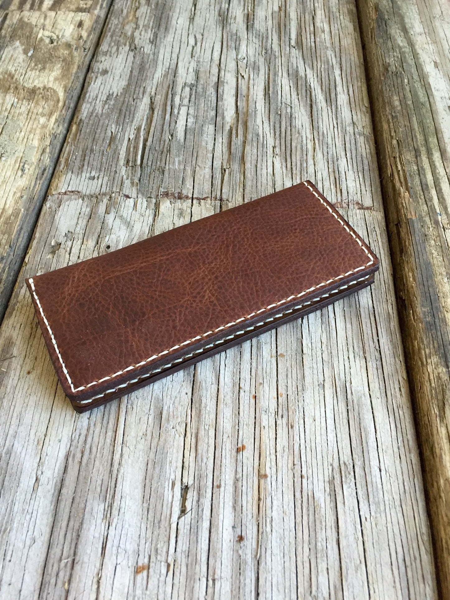 brown leather wallet