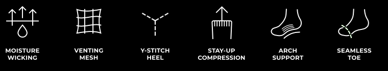JBLeatherSupply Enduro Sock by Outway Socks