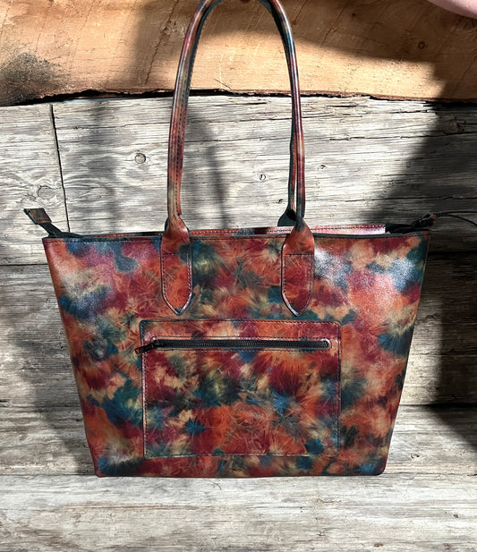 Essential Women's Tote Bag-Tie Dyed