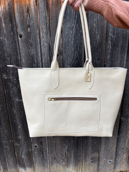 Essential Women's Tote Bag-Coffee Cream