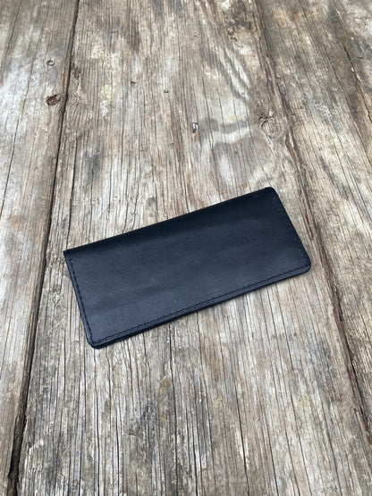 black leather wallet